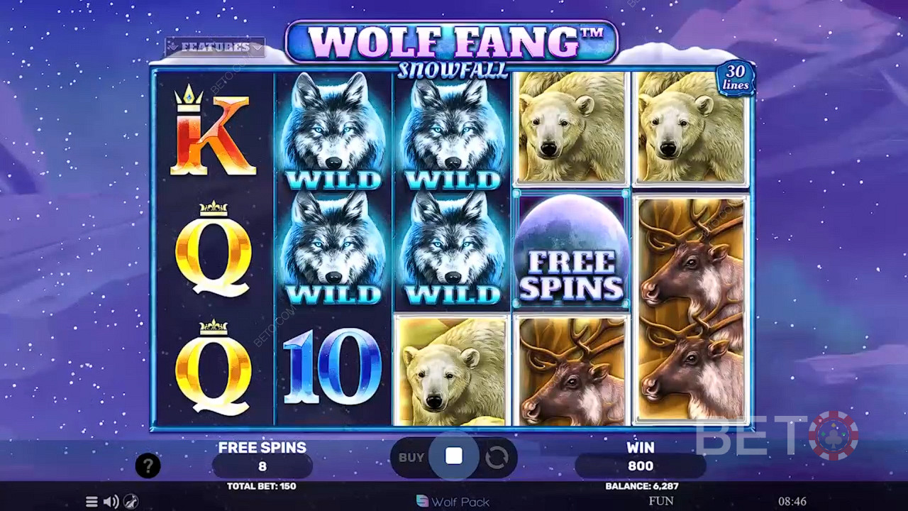 Wolf Fang Snowfall Free Play