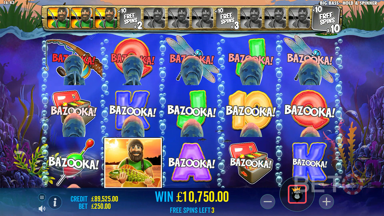 Bonus Features Explained in Big Bass Bonanza Hold and Spinner by Reel Kingdom
