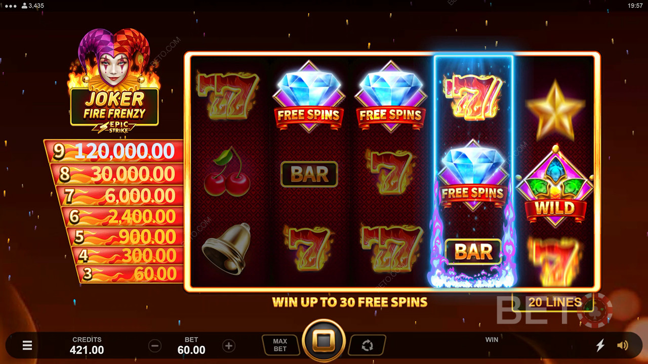 Joker Fire Frenzy Review by BETO Slots