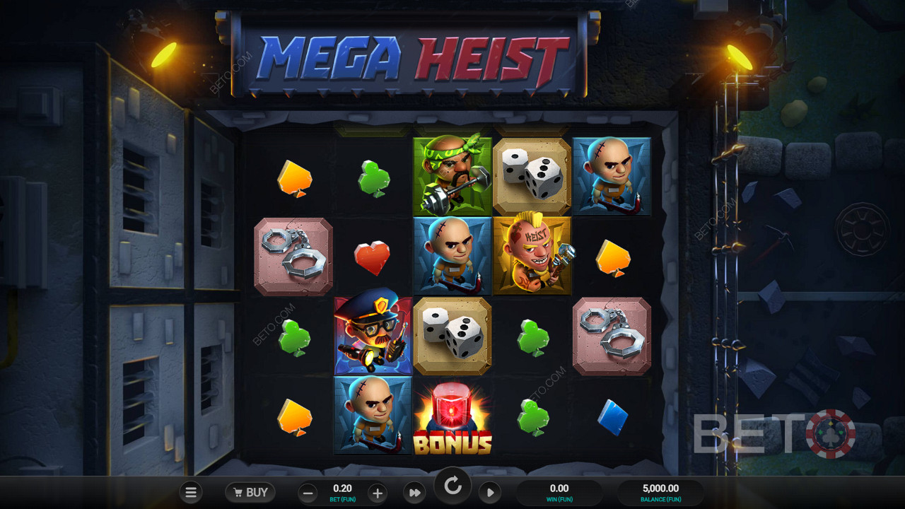 Mega Heist Review by BETO Slots