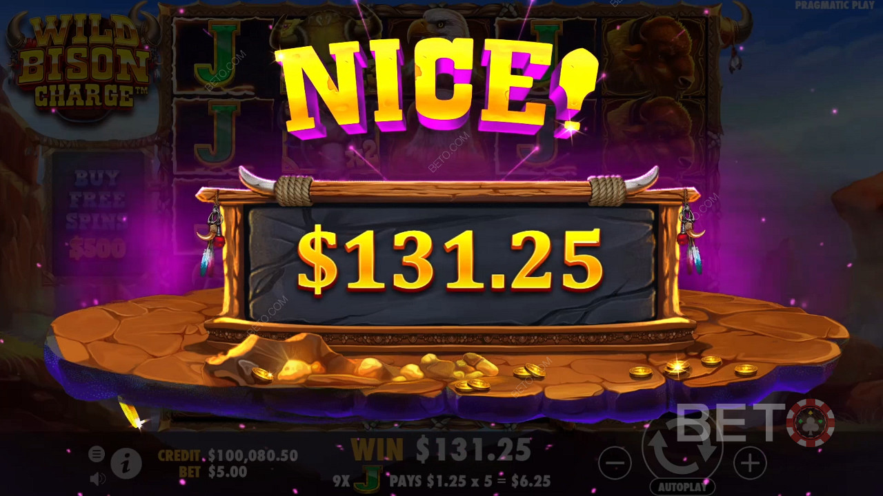 Wild Bison Charge slot gép a Bison casinoban