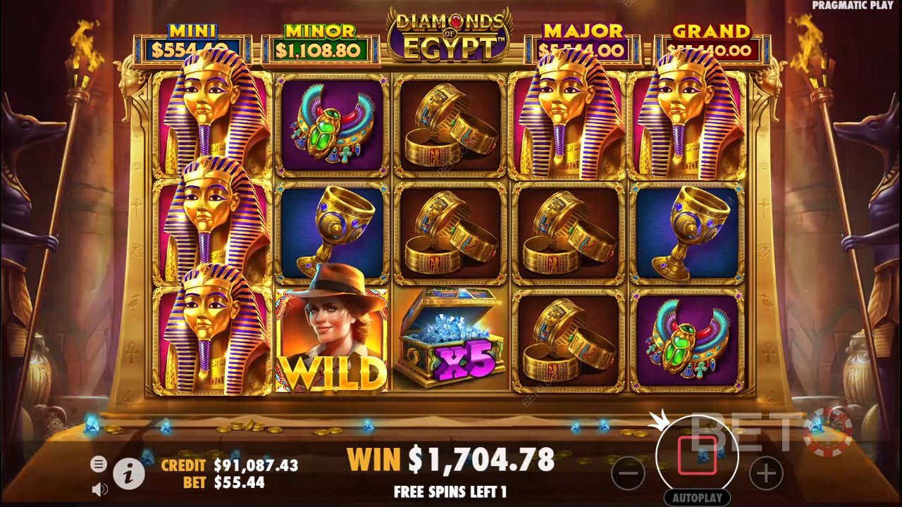 Diamonds Of Egypt Review by BETO Slots