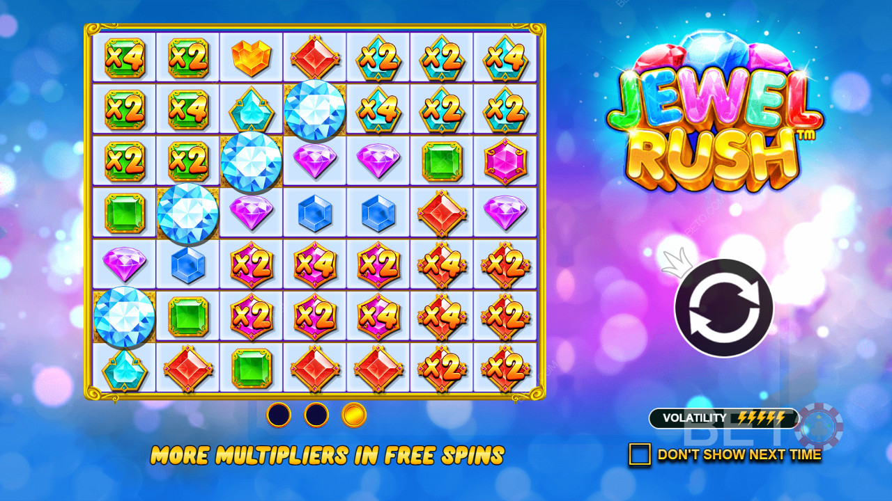 Bonus Features Explained in Jewel Rush by Pragmatic Play
