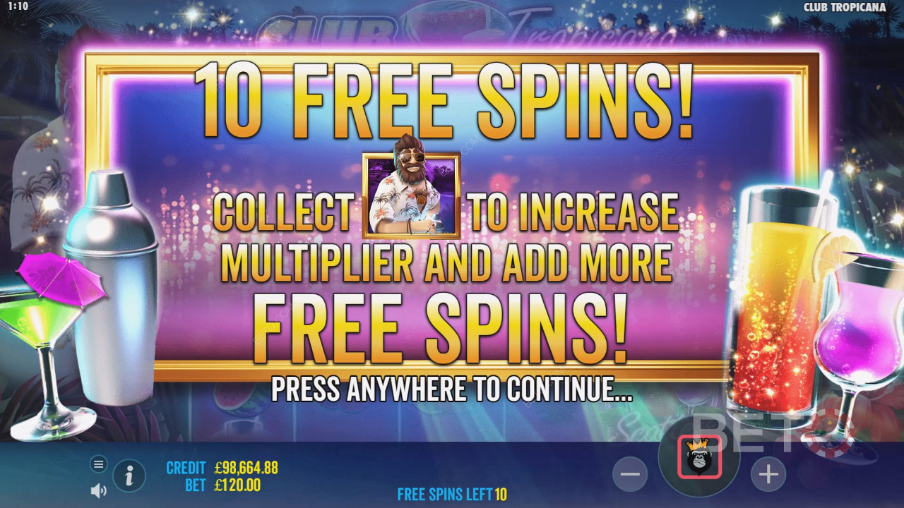 The Maximum Win can be won in the Free Spins