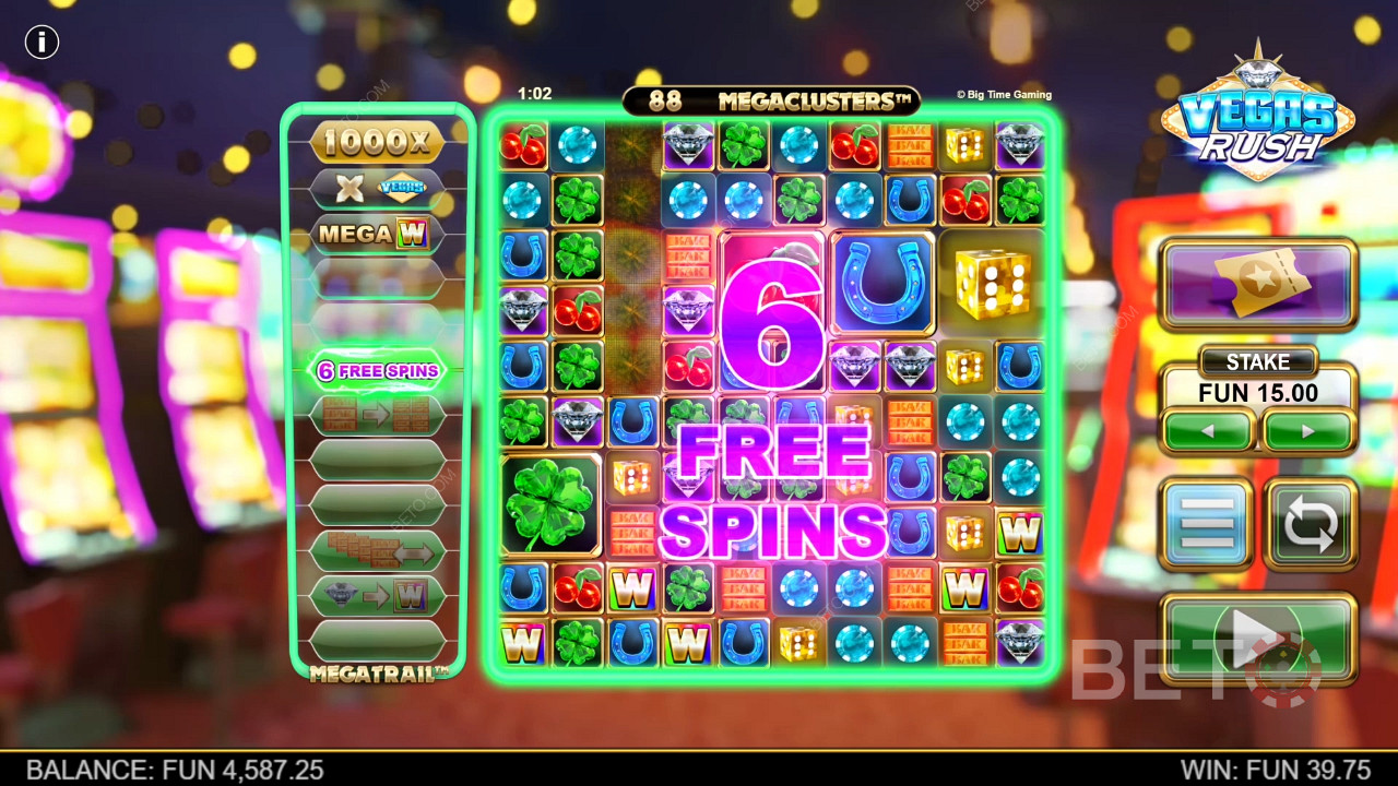 Enjoy 6 Free Spins and also extend them