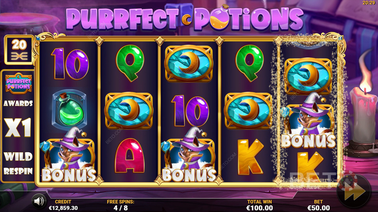 Purrfect Potions Review by BETO Slots