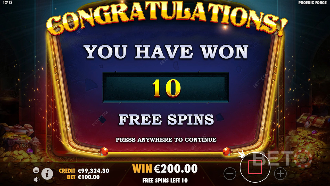 Win 5,000x Your bet in the Phoenix Forge Video Slot!