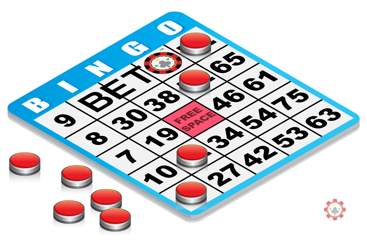 Bingospel med 75 bollar. låt oss spela bingo.