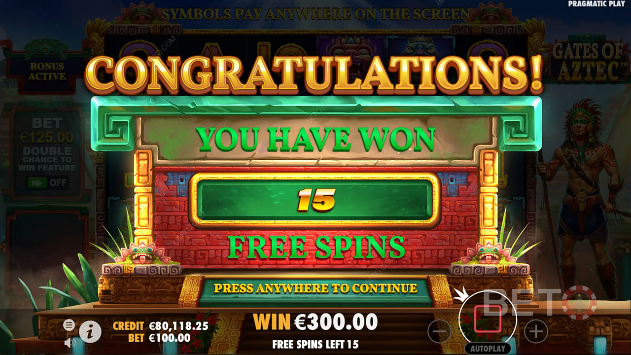 Win 5,000x Your bet in the Gates of Aztec Slot Online!
