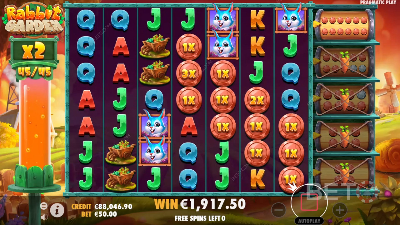 Collect Coins and winning symbols to retrigger five Free Spins