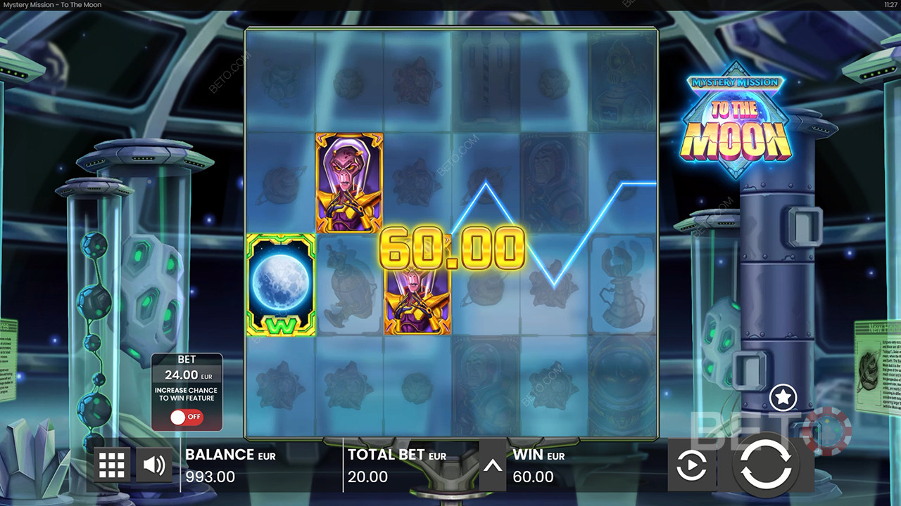 Win 10,000x Your bet in the Mystery Mission to the Moon Video Slot!