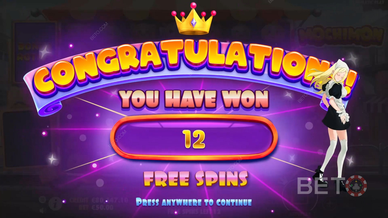 Win a high number of Free Spins