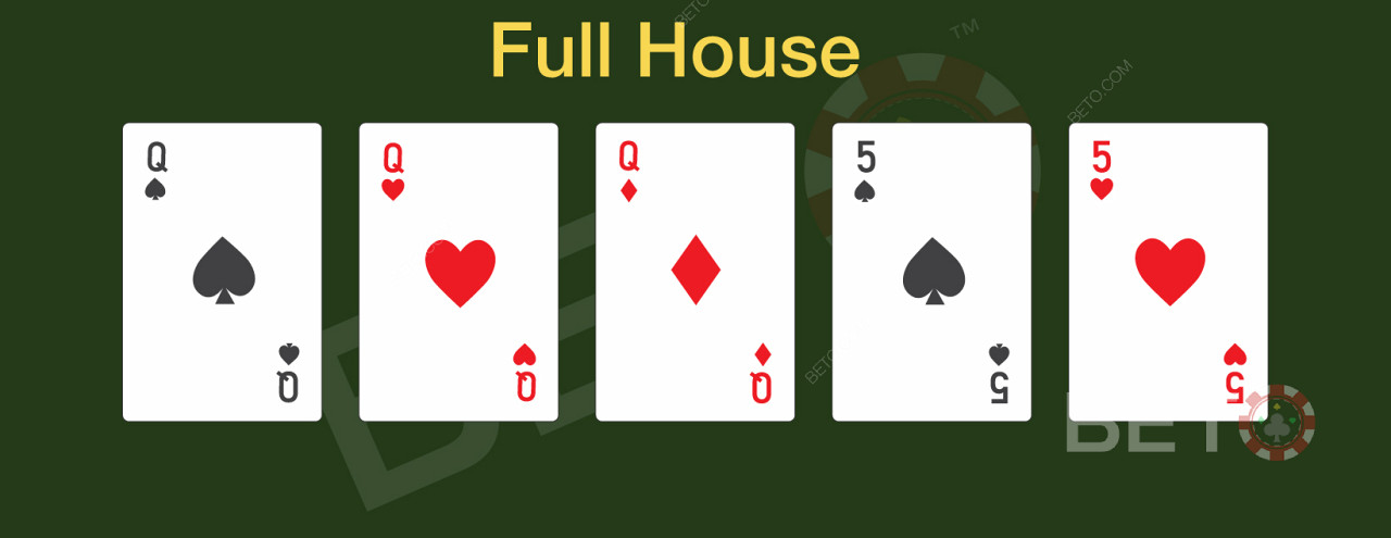 Fuldt hus er en god pokerhånd i online poker