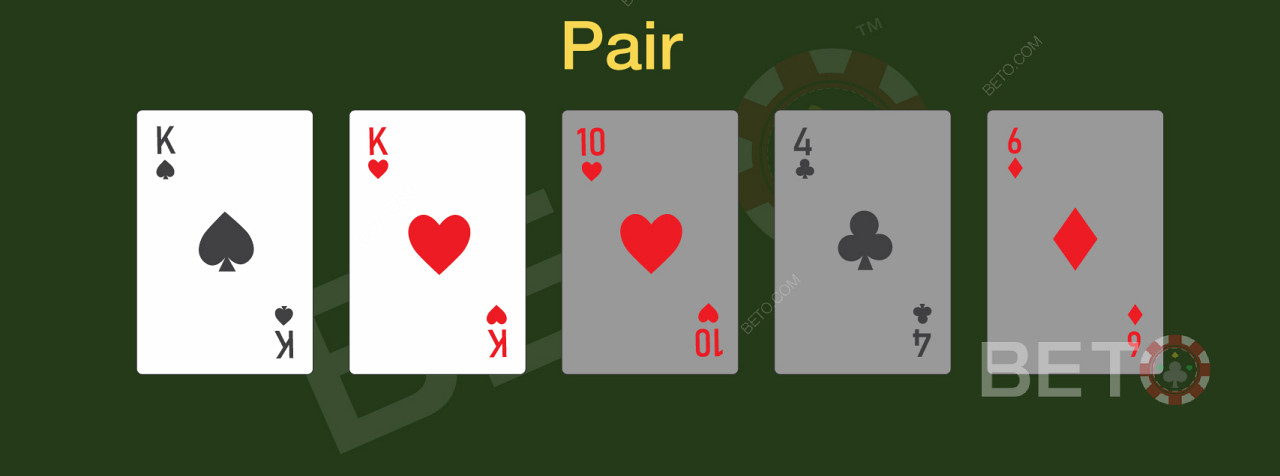 A menudo se consigue un par cuando se juega a este juego de cartas.