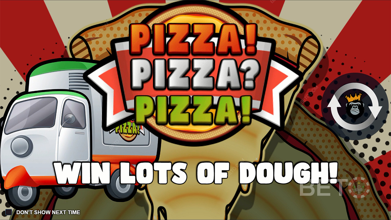 Chase a Max Win of more than 7,000x of your bet in the Pizza! Pizza? Pizza! slot