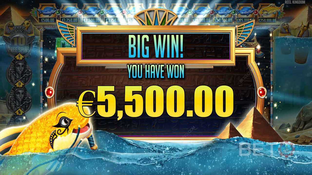 Win 10,000x Your bet in the Fish Eye Slot Online!
