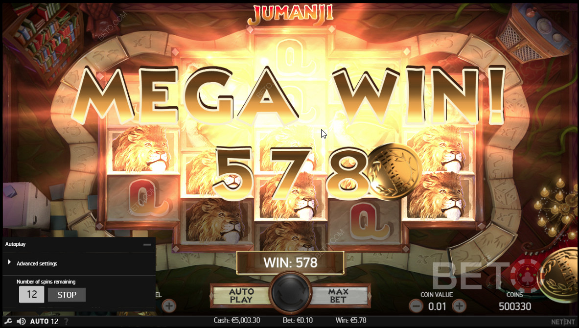 De Mega Win Jackpot winnen in Jumanji