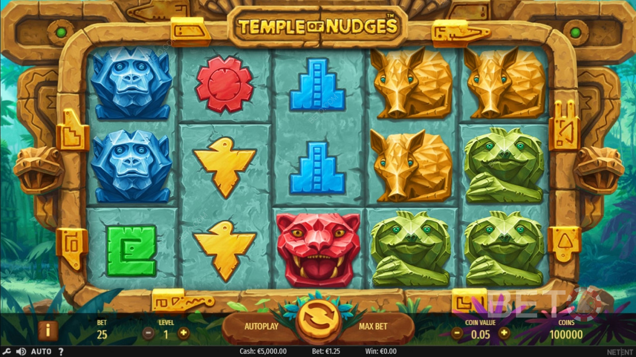 Temple of Nudges Video Slot