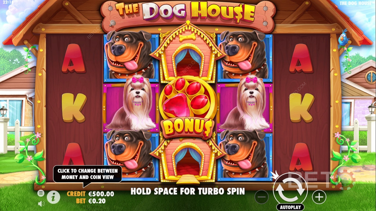 Få en speciel bonus i The Dog House