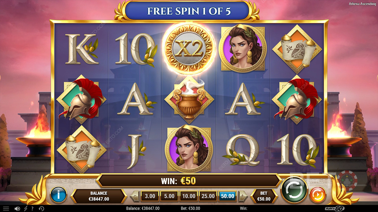 Athena Ascending Review by BETO Slots