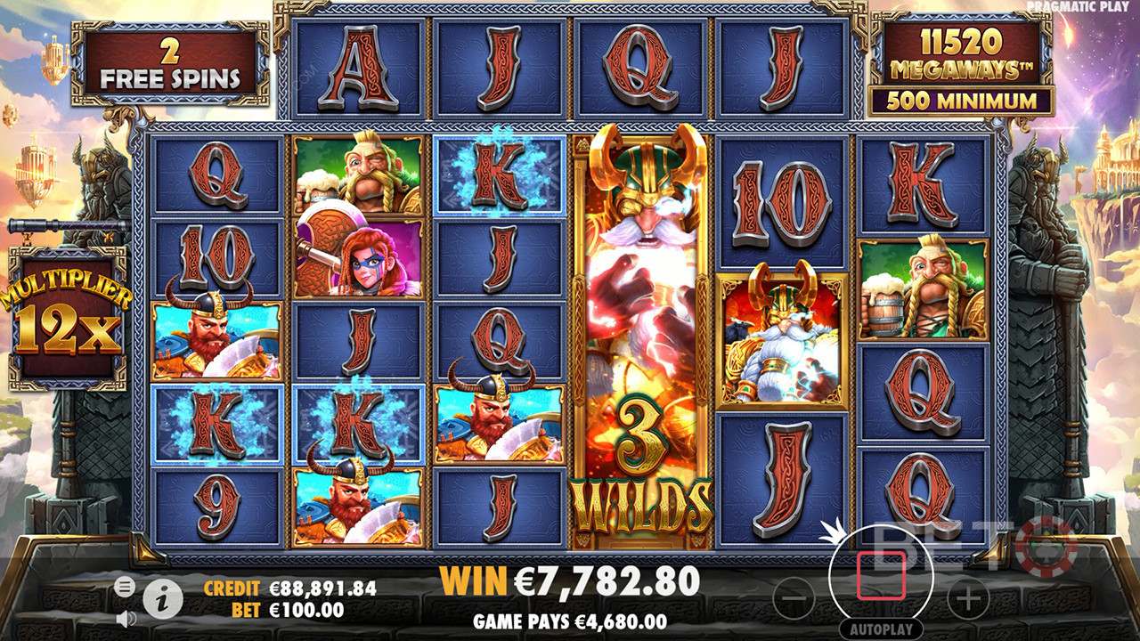 Win 15,000x Your bet in the Fury of Odin Megaways Online Slot!