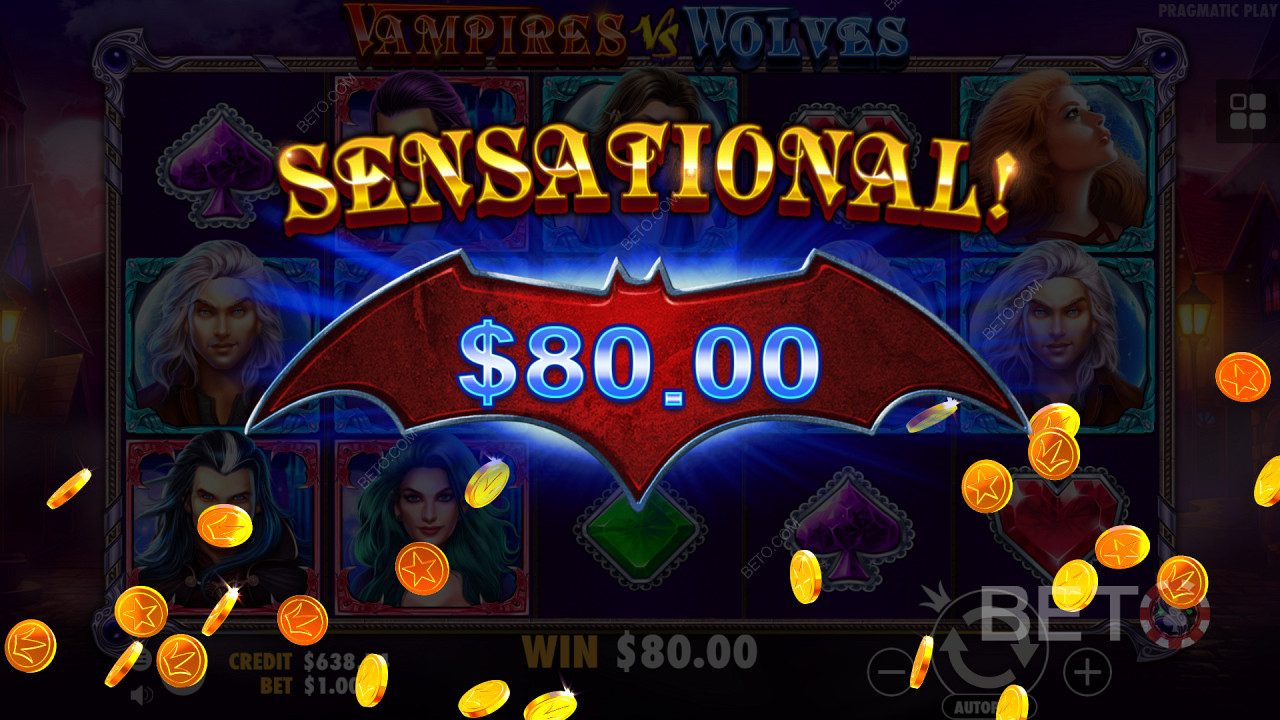 Winning a Big Payout in Vampires vs Wolves