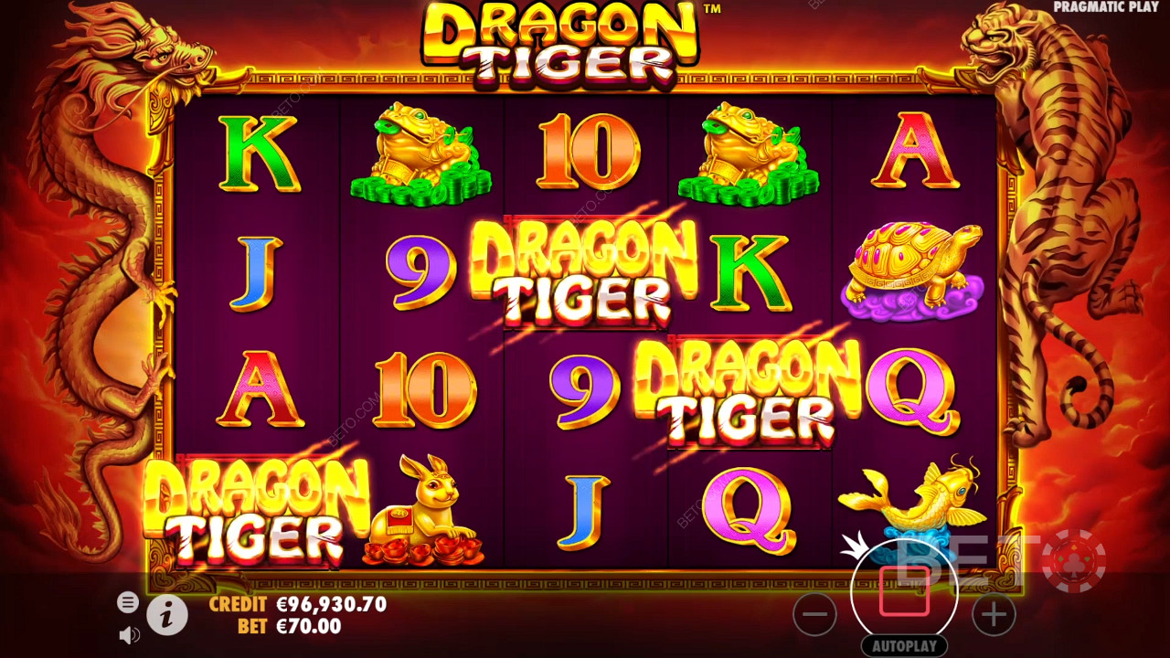 3 or more bonus symbols will award you the Free Spins round