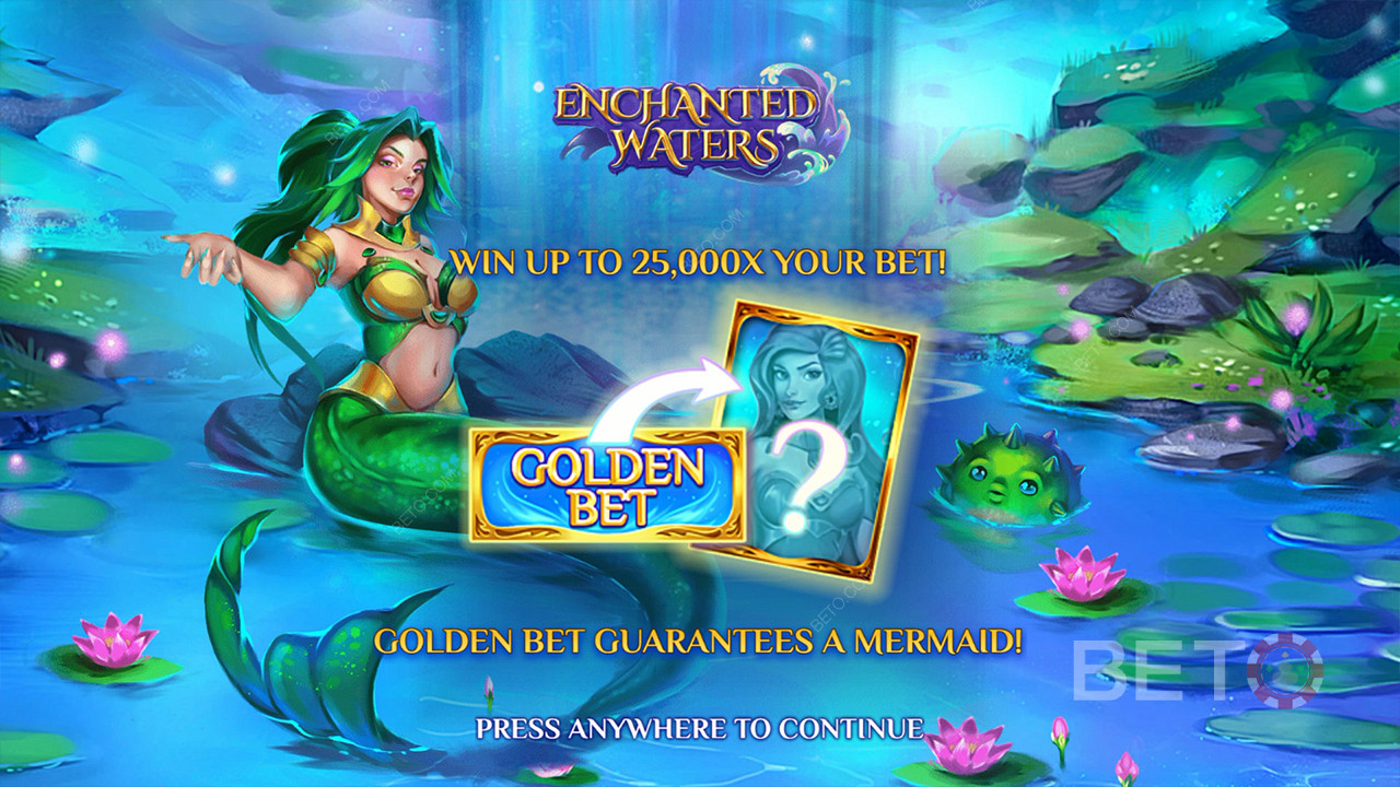 Golden Bet guarantees a Mermaid Feature on each spin