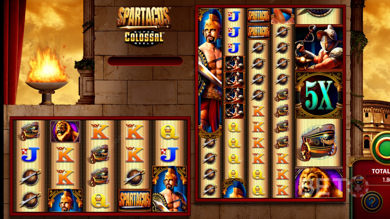 Spartacus Super Colossal Reels Online Slot