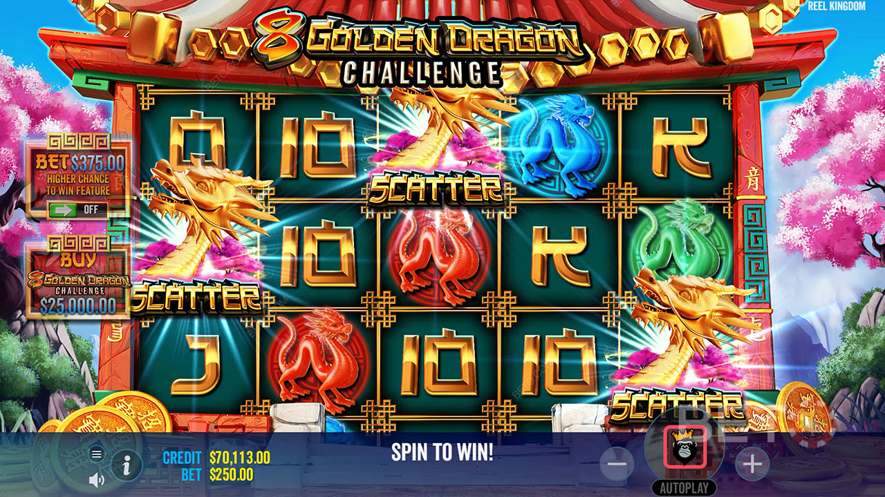 8 Golden Dragon Challenge Review by BETO Slots