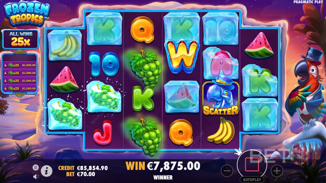 The Progressive Win Multiplier in the Free Spins is the key to bigger wins