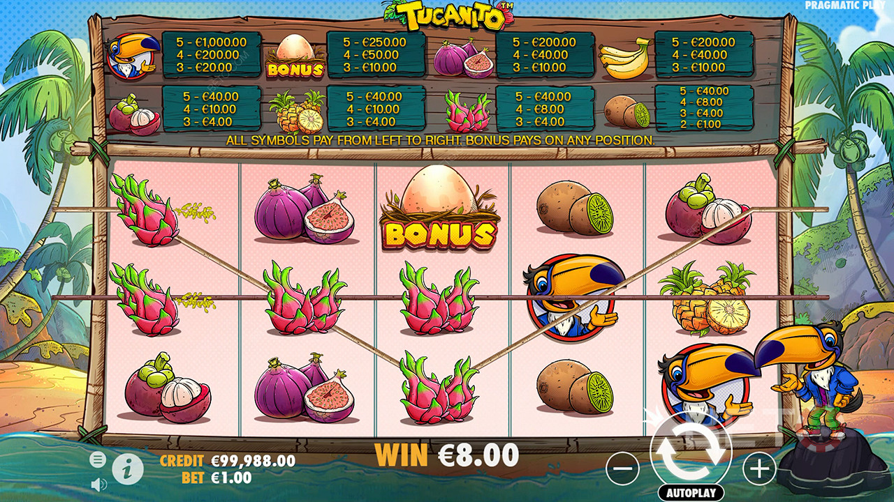 Bonus Features Explained in Tucanito by Pragmatic Play