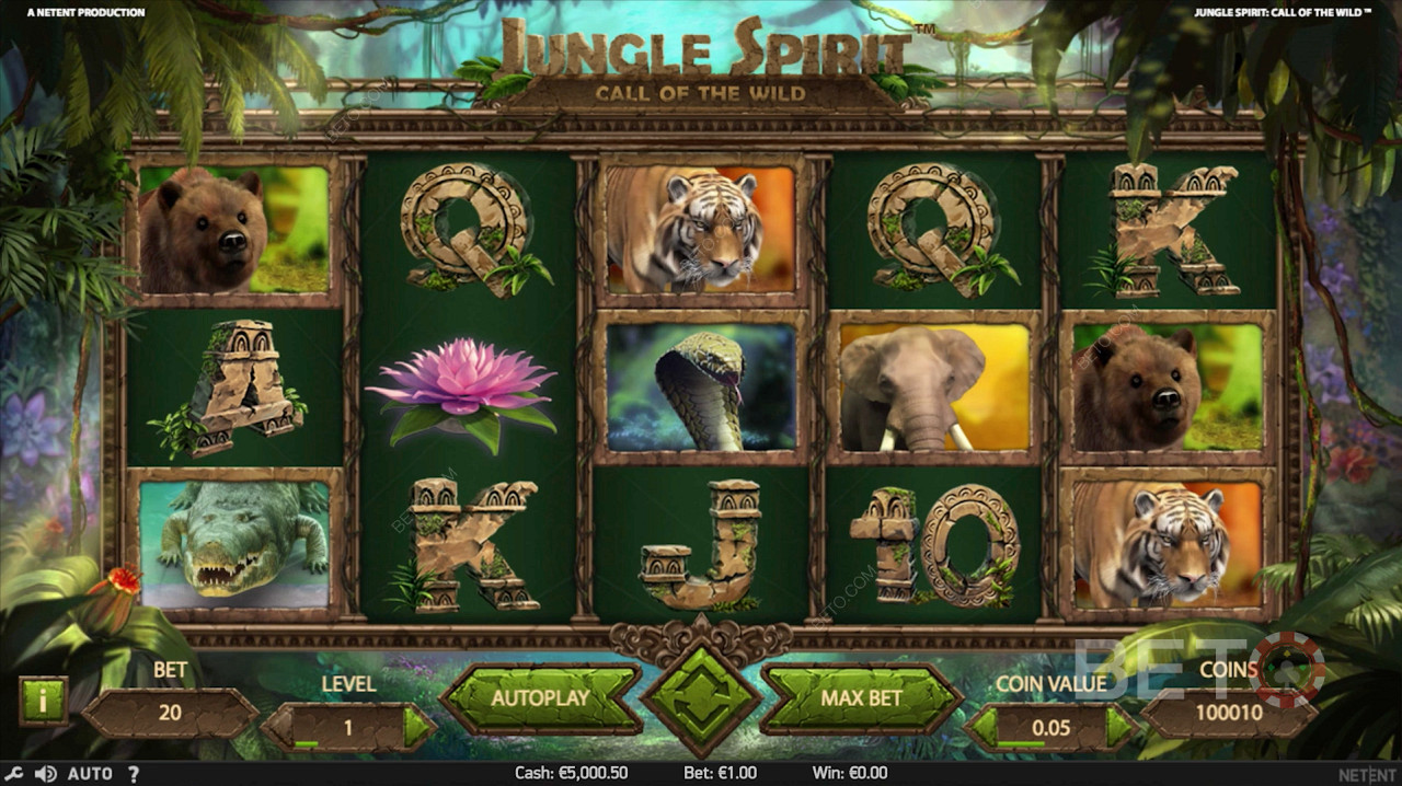 Jungle Spirit: Call of the Wild Video Slot