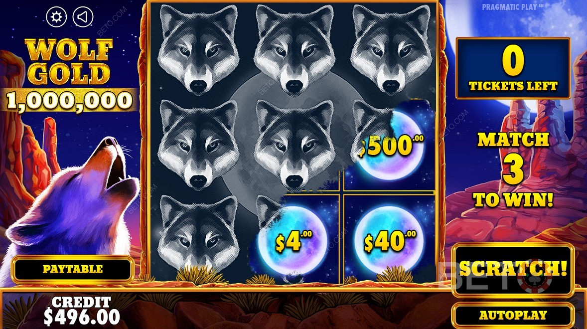 Free spins round can be triggered in the game