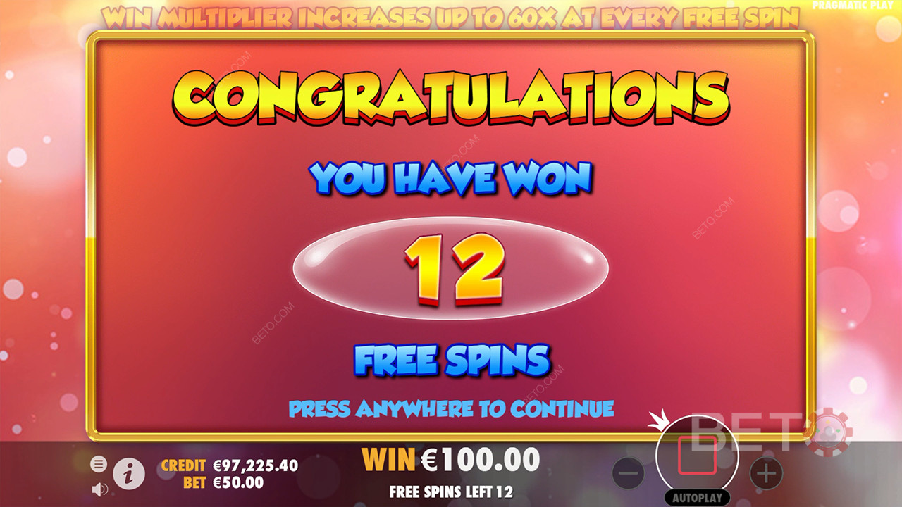 Win 60,000x Your bet in the Extra Juicy Slot Machine!