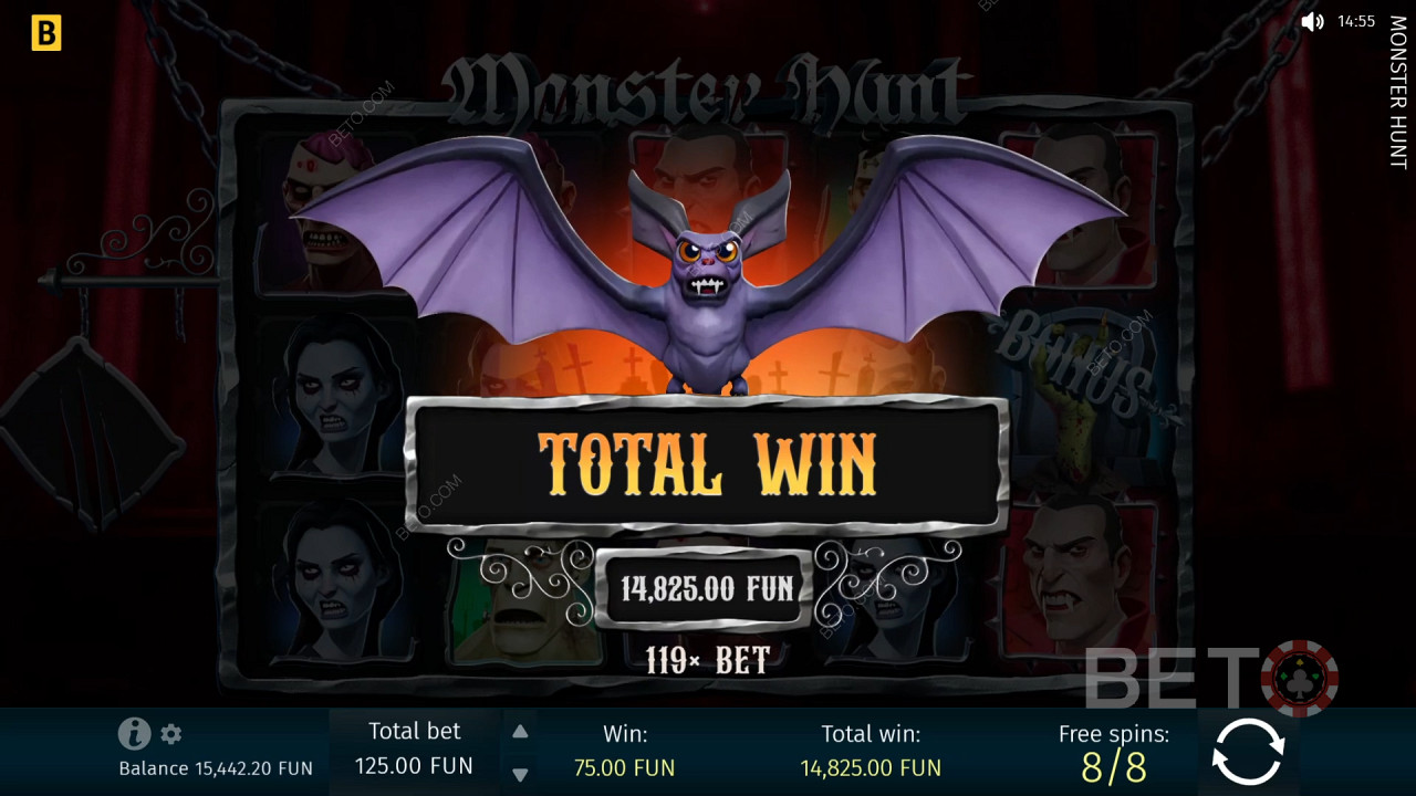 Win 1,299x Your bet in the Monster Hunt Video Slot!