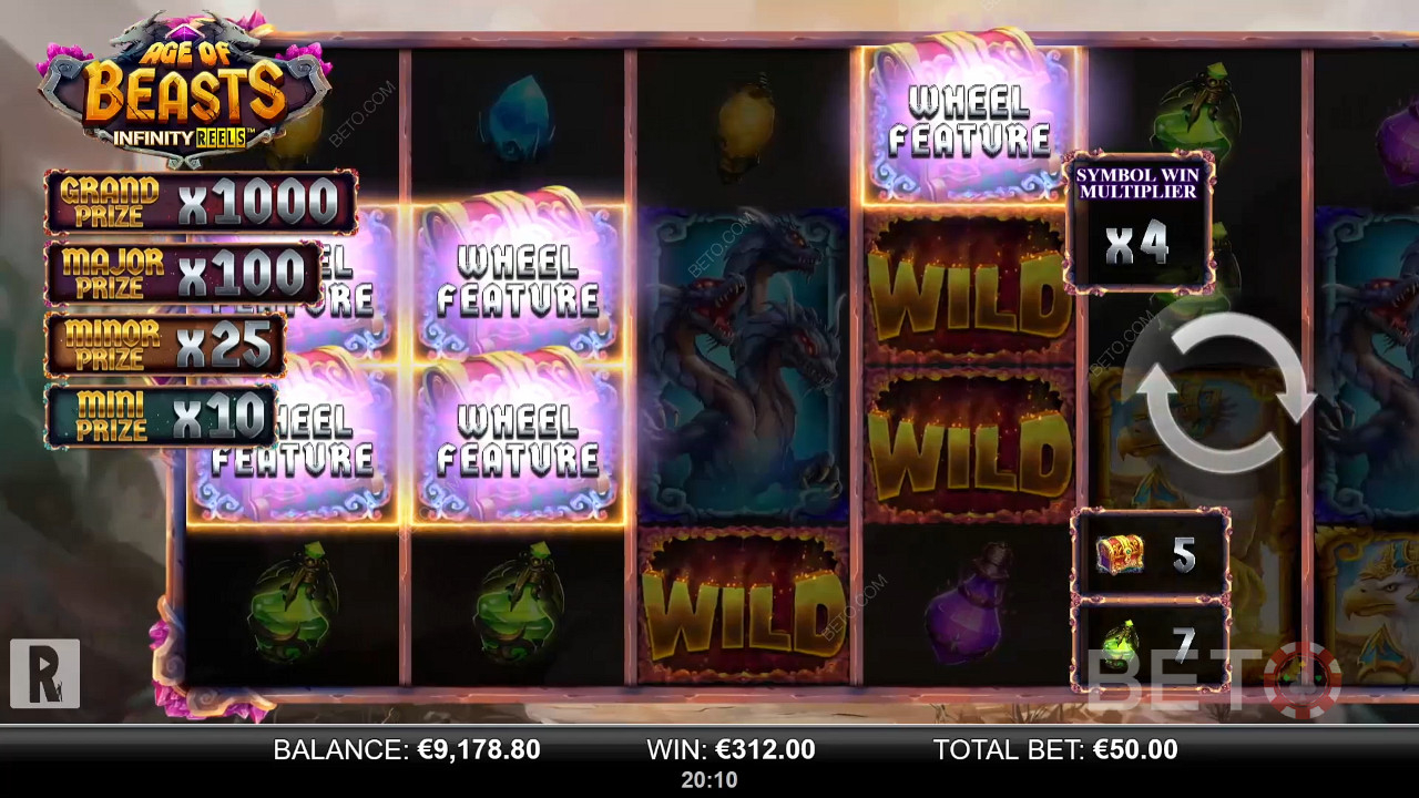 Age of Beasts Infinity Reels Free Play
