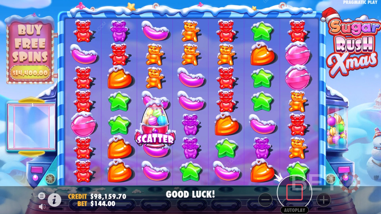 Sugar Rush Xmas Review by BETO Slots