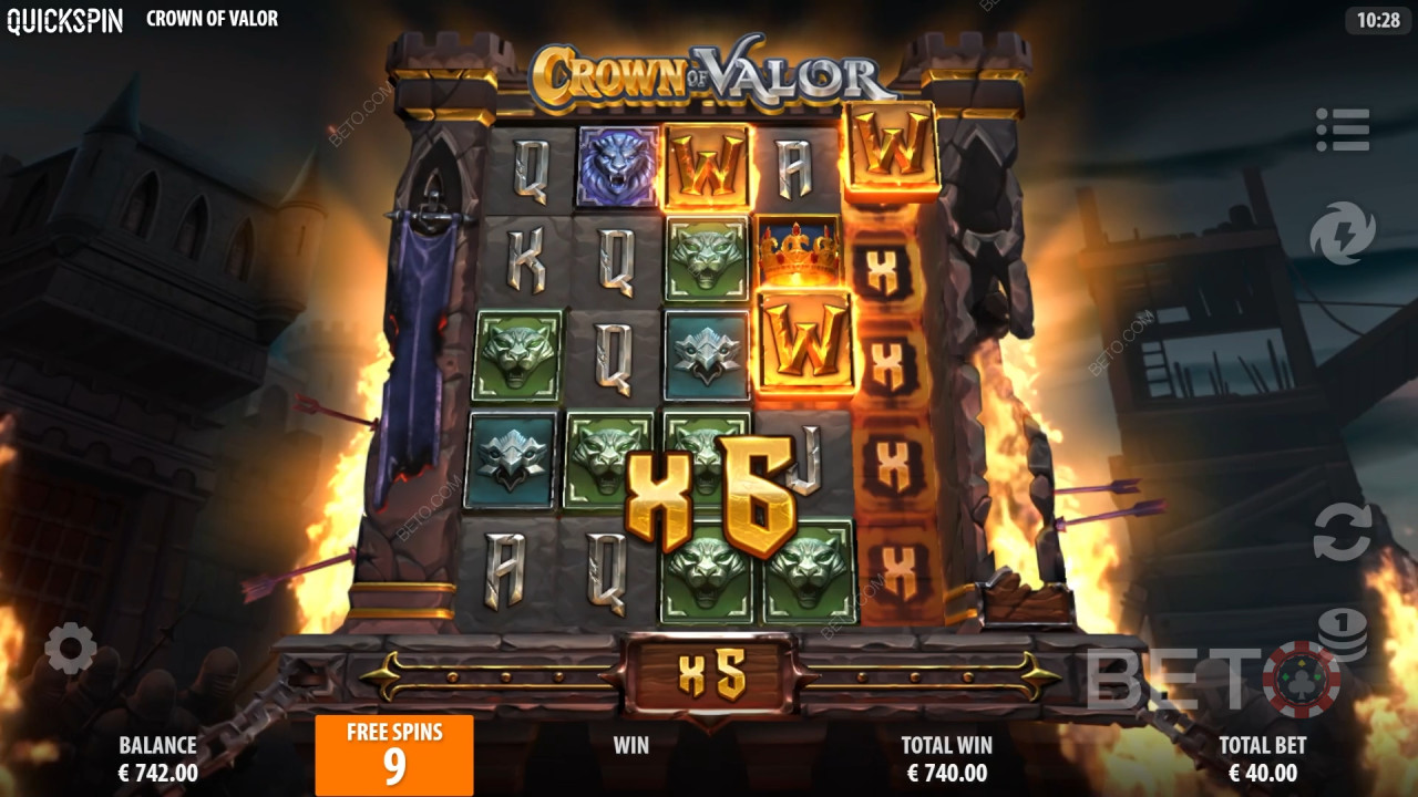 Bonus Features Explained in Crown of Valor by Quickspin