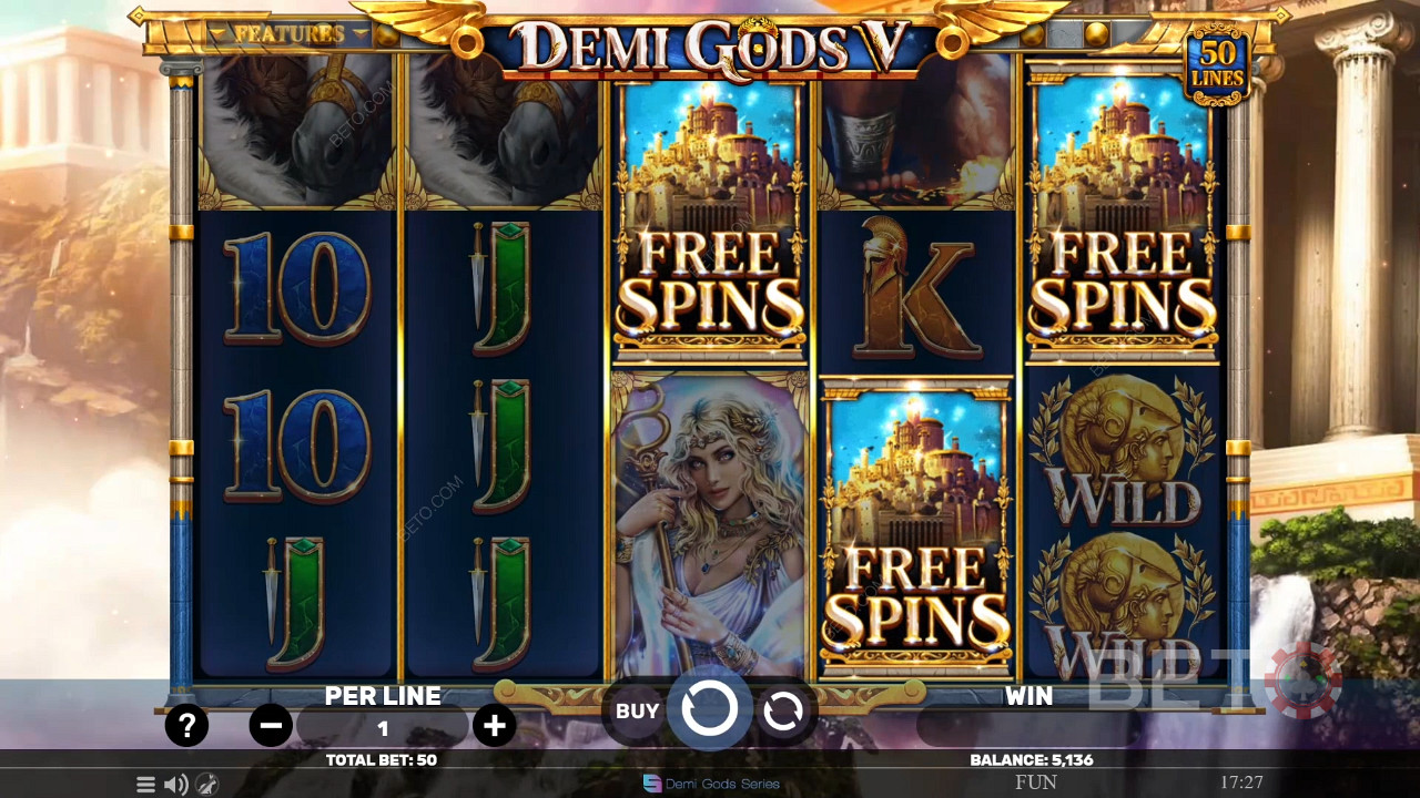 Demi Gods V Review by BETO Slots