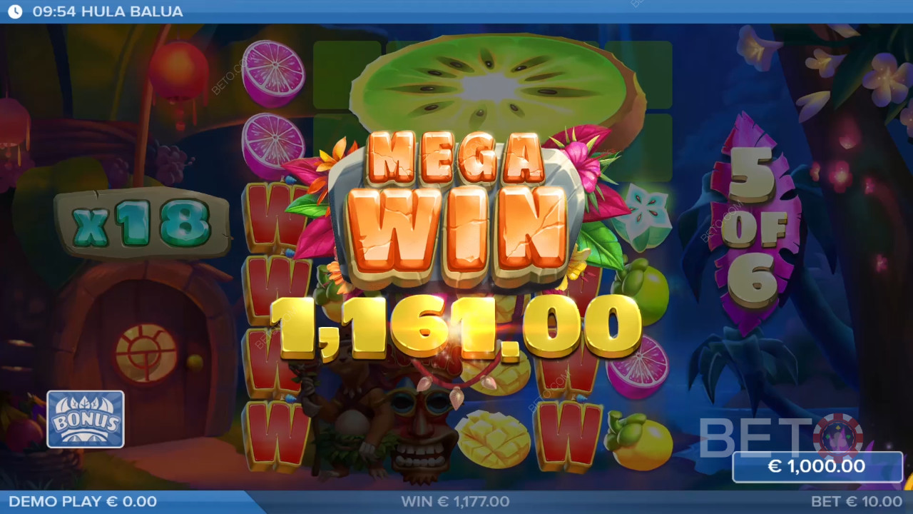 Win 25,000x Your bet in the Hula Balua Slot Online!