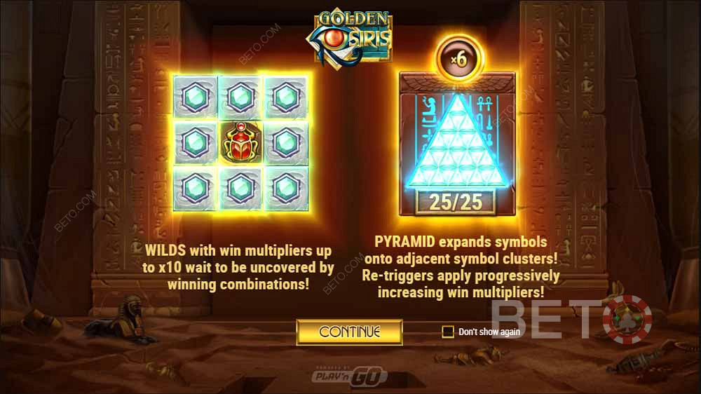 The Pyramid Charger Special Feature in Golden Osiris