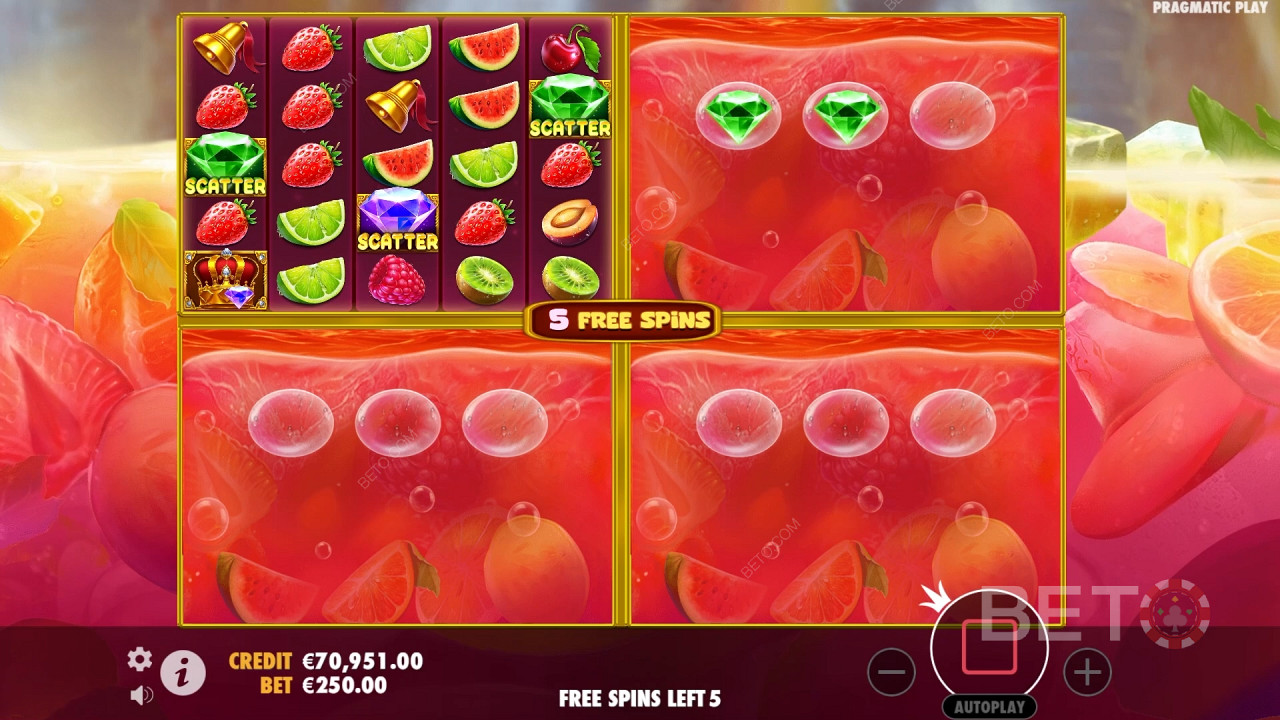 Bonus Features Explained in Juicy Fruits Multihold by Pragmatic Play
