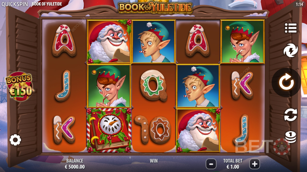 Book of Yuletide Review by BETO Slots
