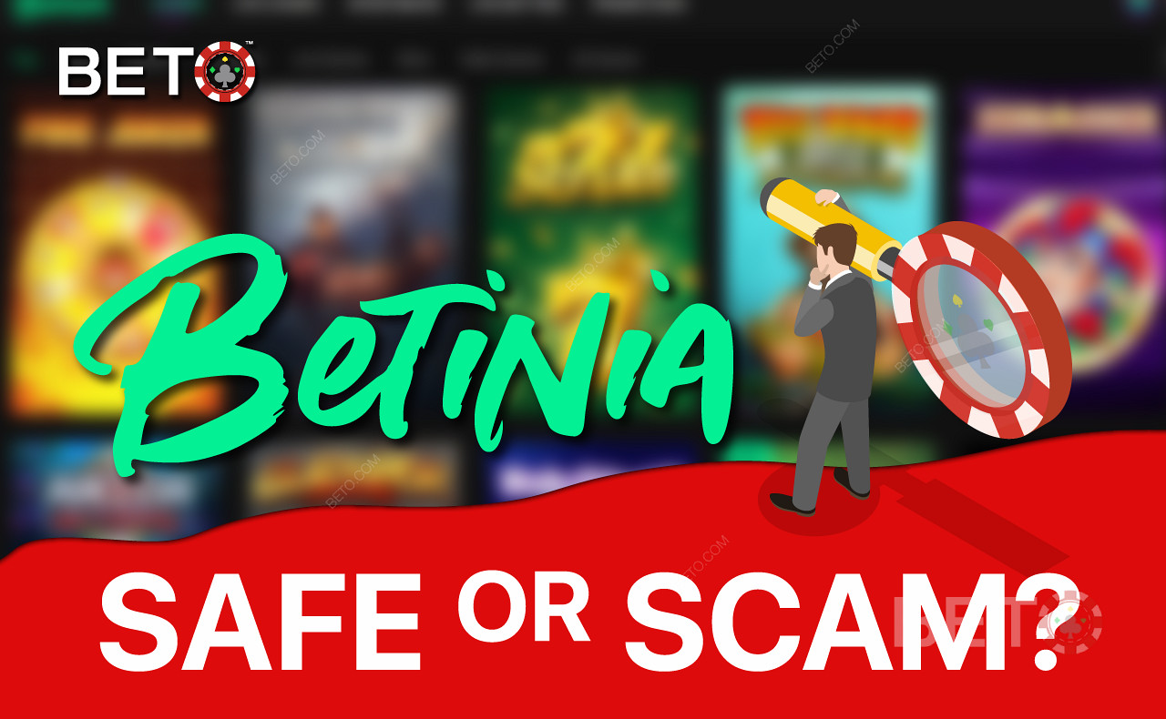 Find out if Betinia Casino is legit or not in this casino review