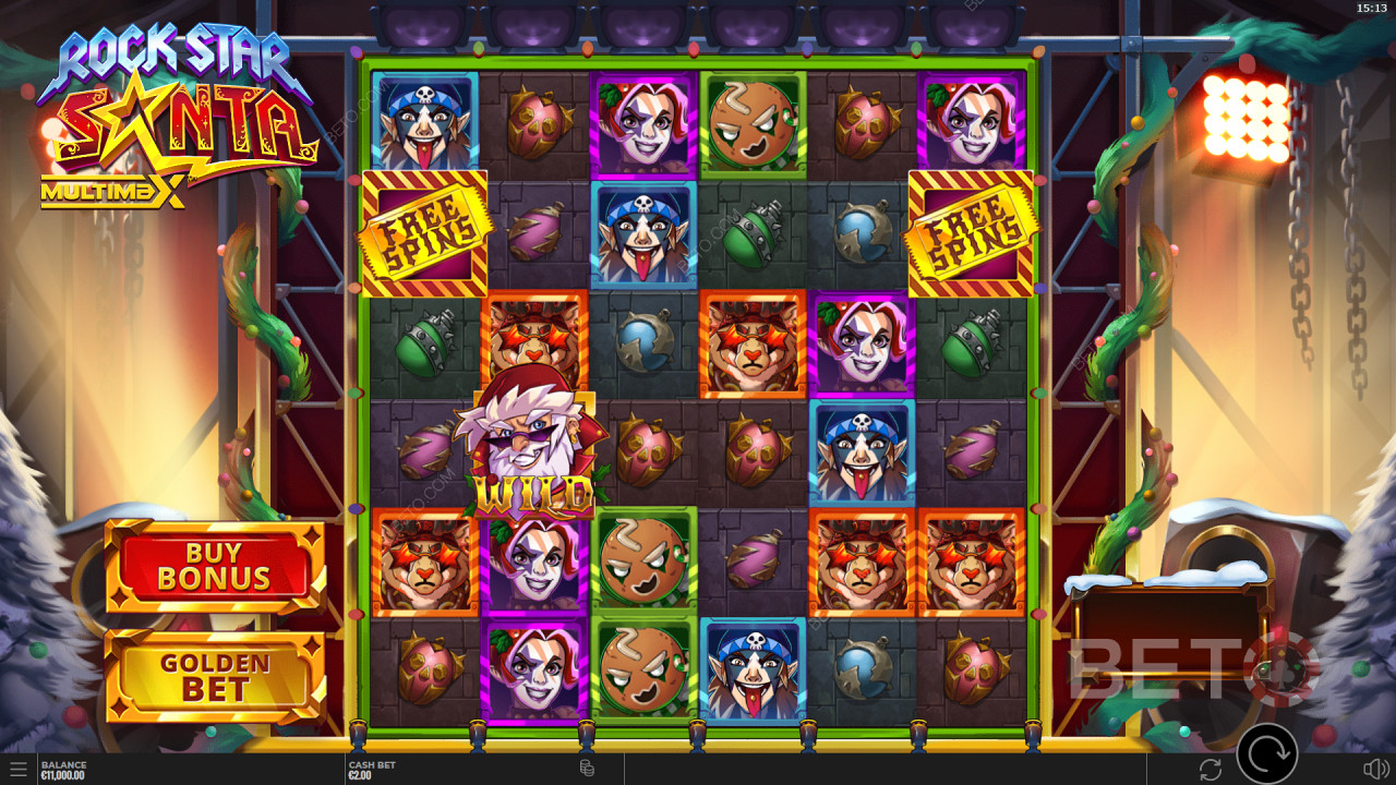 Rock Star Santa MultiMax Free Play