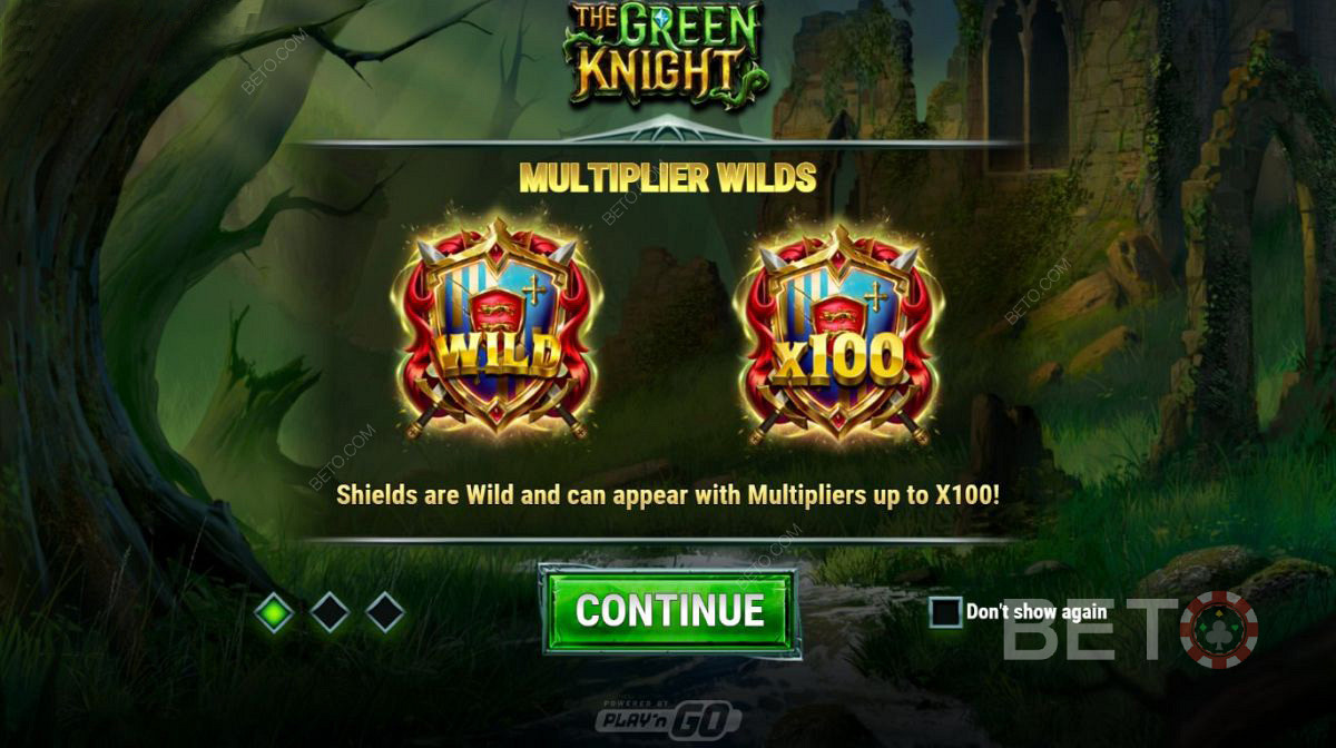 Specielle multiplikator-wilds i The Green Knight