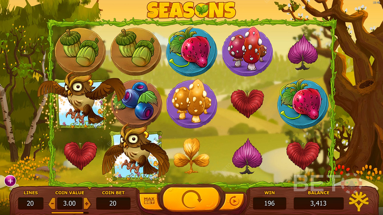 Seasons (Yggdrasil)  Free Play