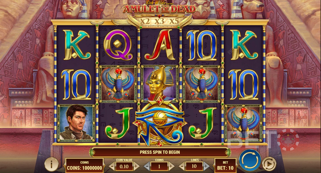 Rich Wilde and the Amulet of the Dead Online Slot