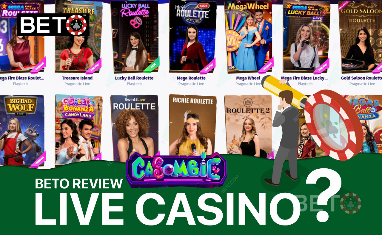 Enjoy a massive collection of live casino games